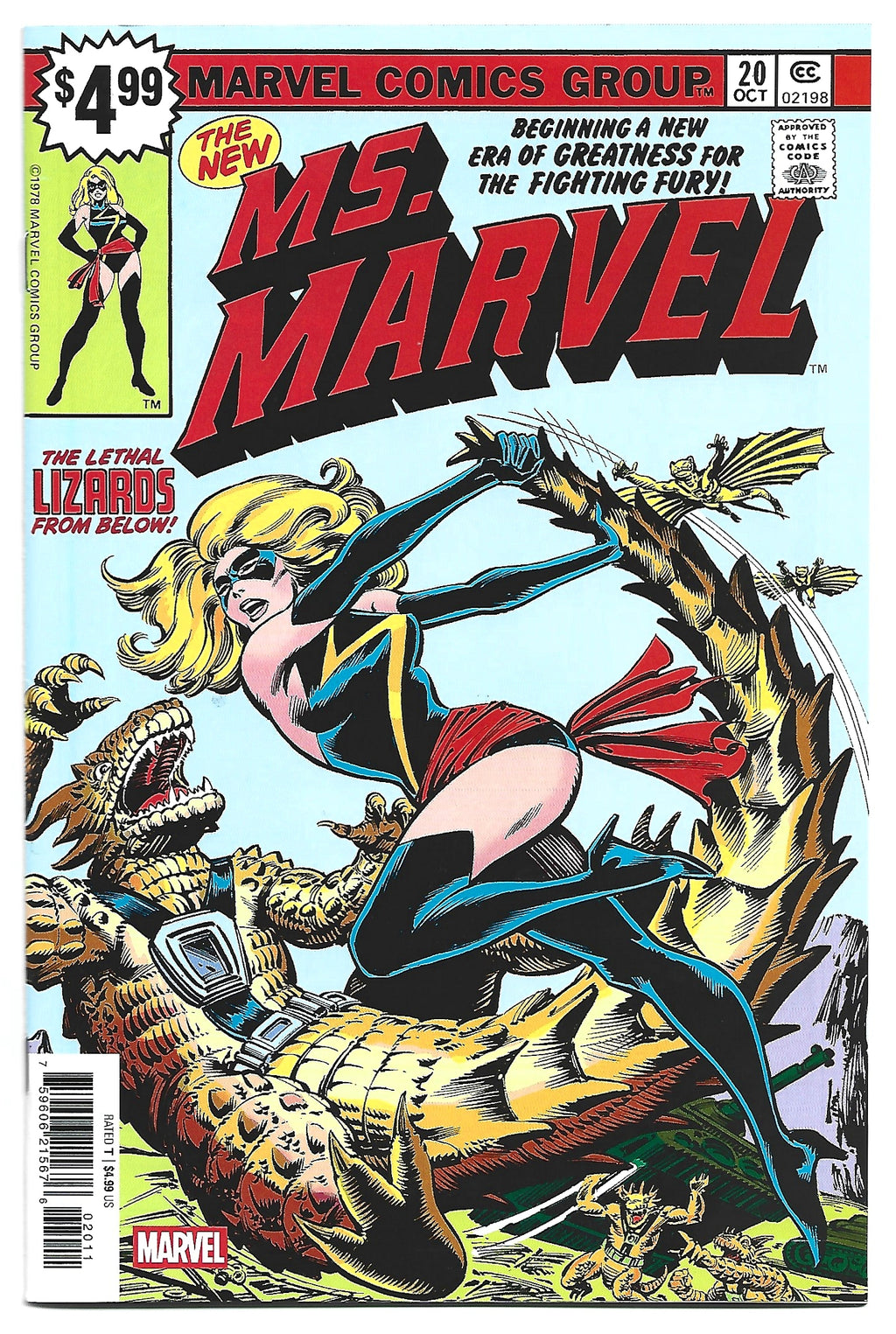 Ms. Marvel #20 facimile edition