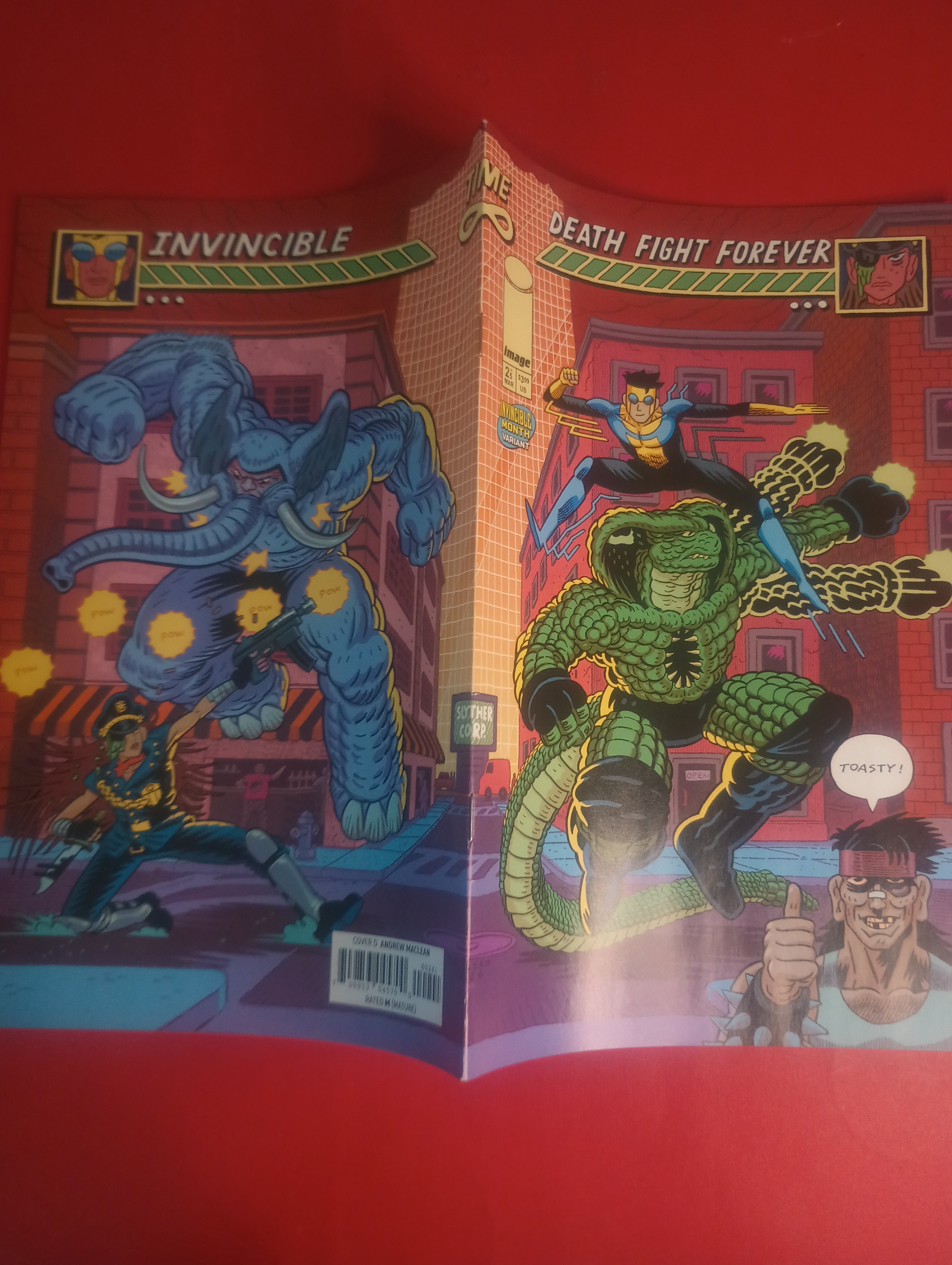 Death Fight Forever #2 Invincible Month Variant