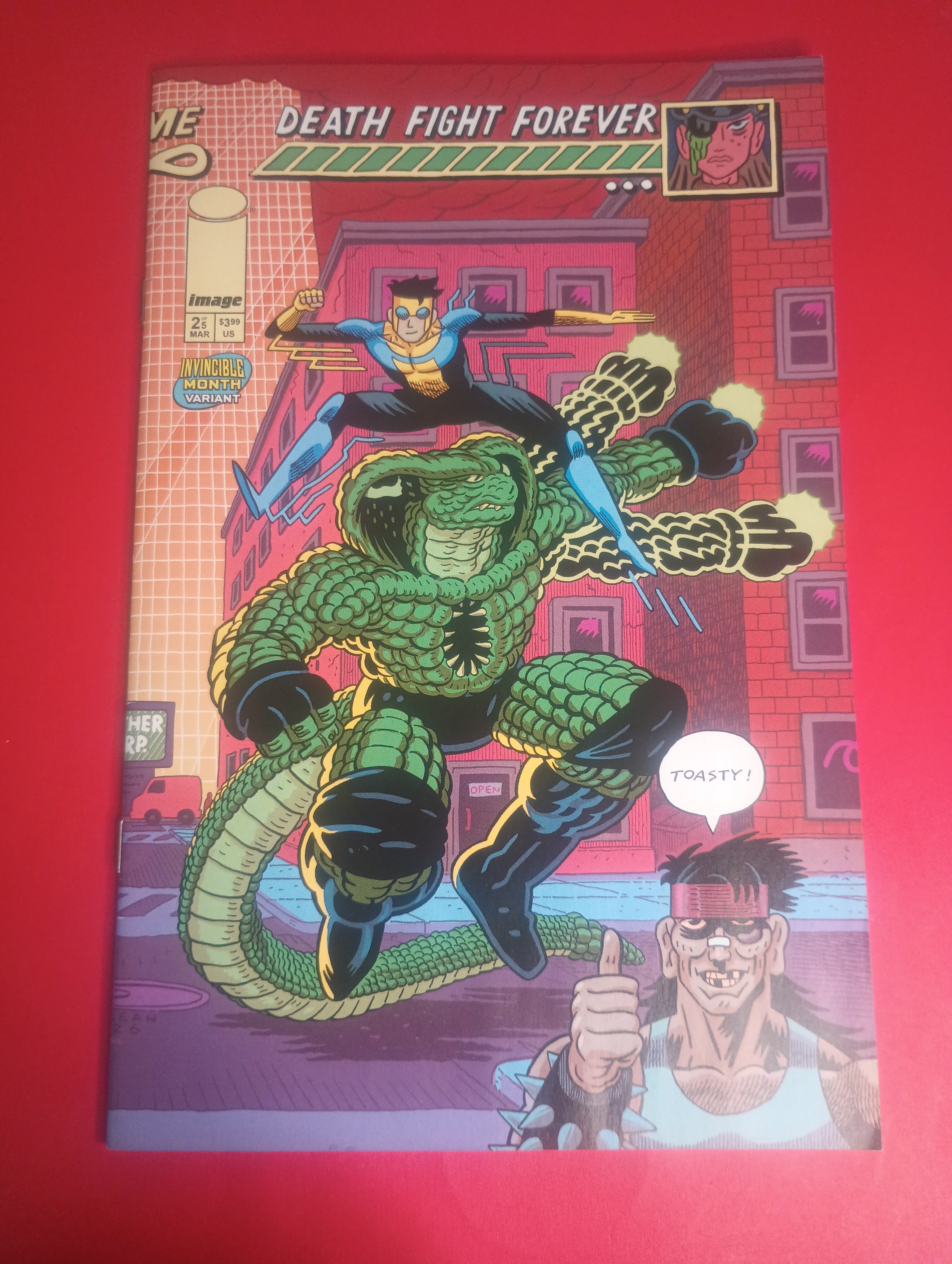 Death Fight Forever #2 Invincible Month Variant