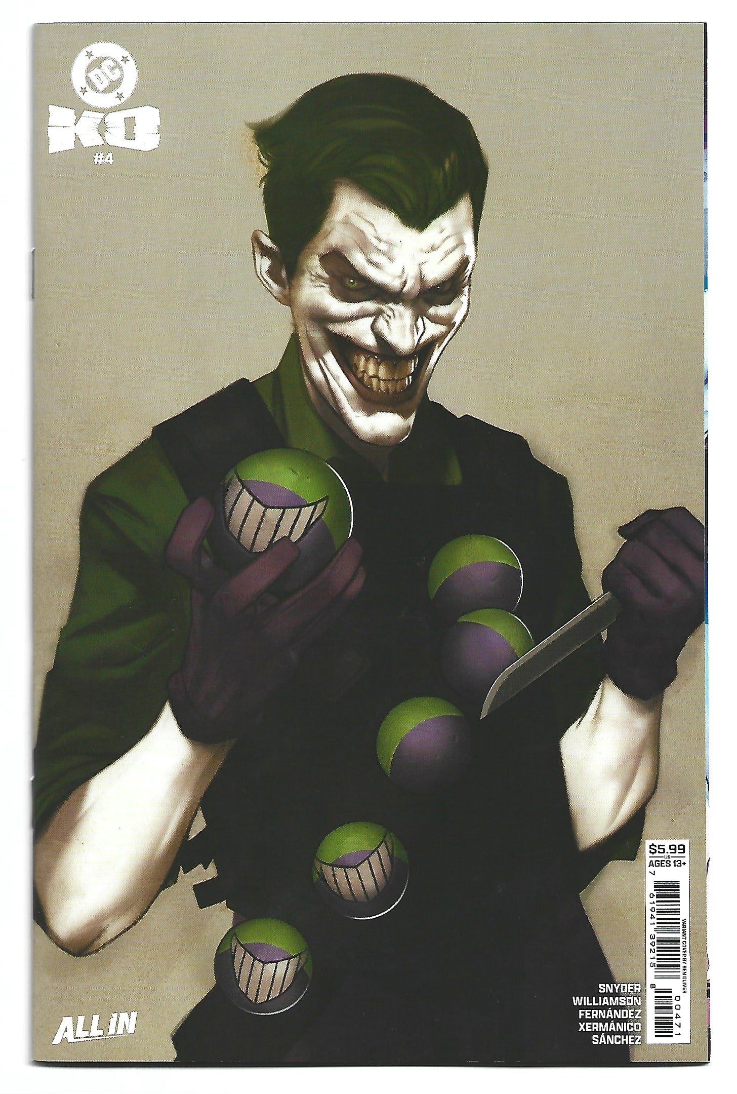 DC KO #4 Ben Oliver Variant