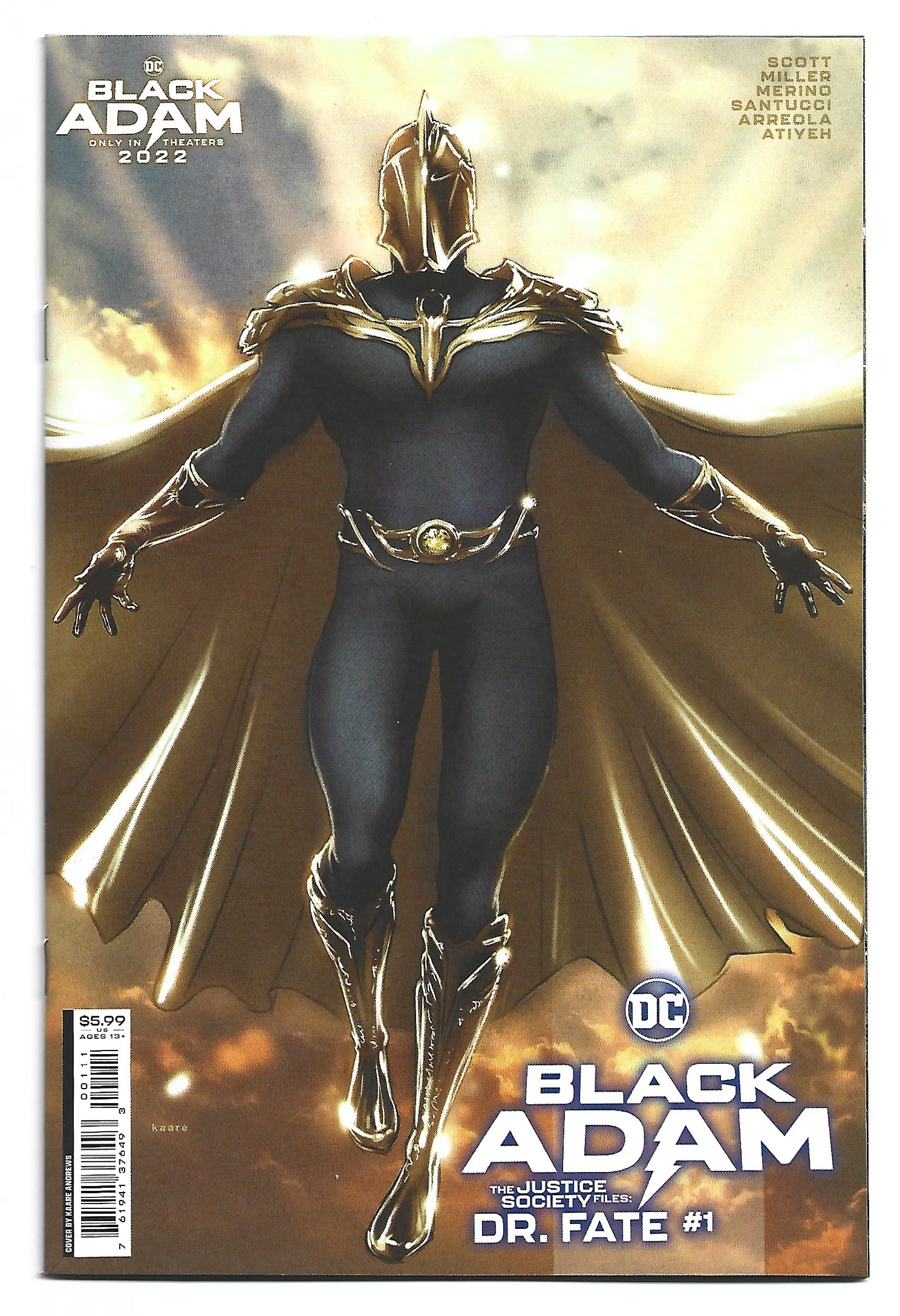 Black Adam - The Justice Society Files: Dr. Fate #1