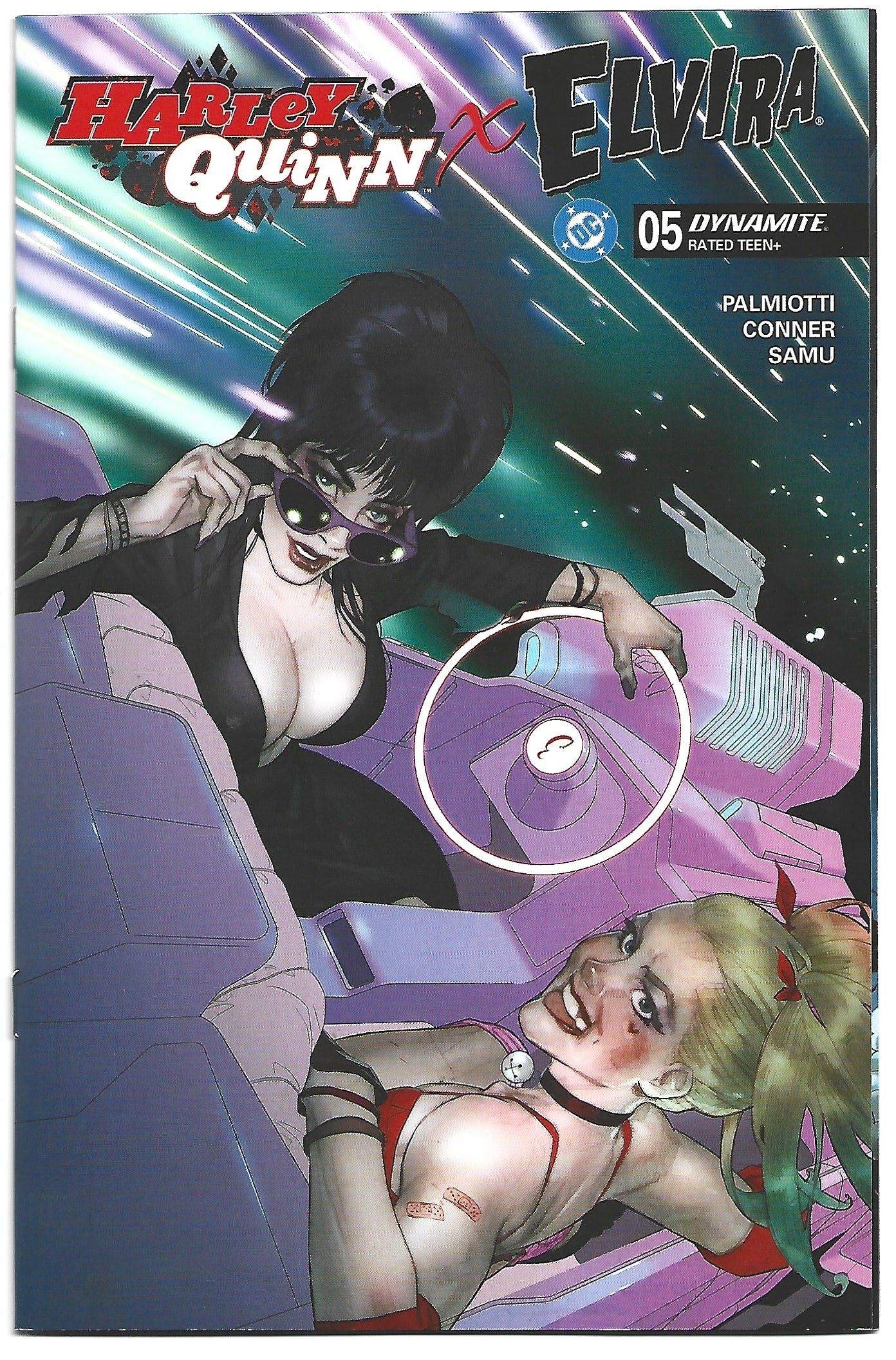 Harley Quinn x Elvira #5 Amanda Conner Cover