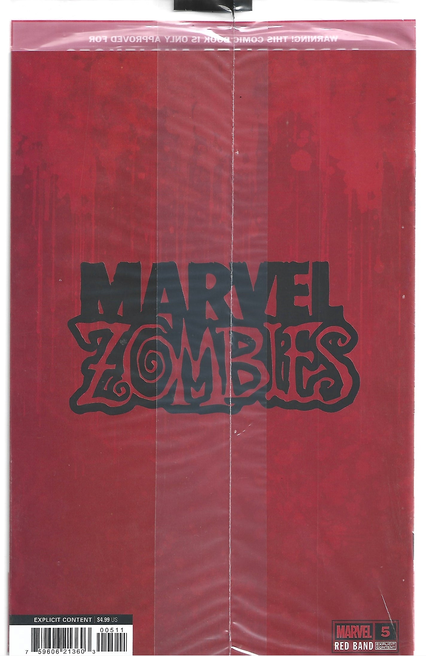 Marvel Zombies #5 Marvel red band edition sealed in polybag