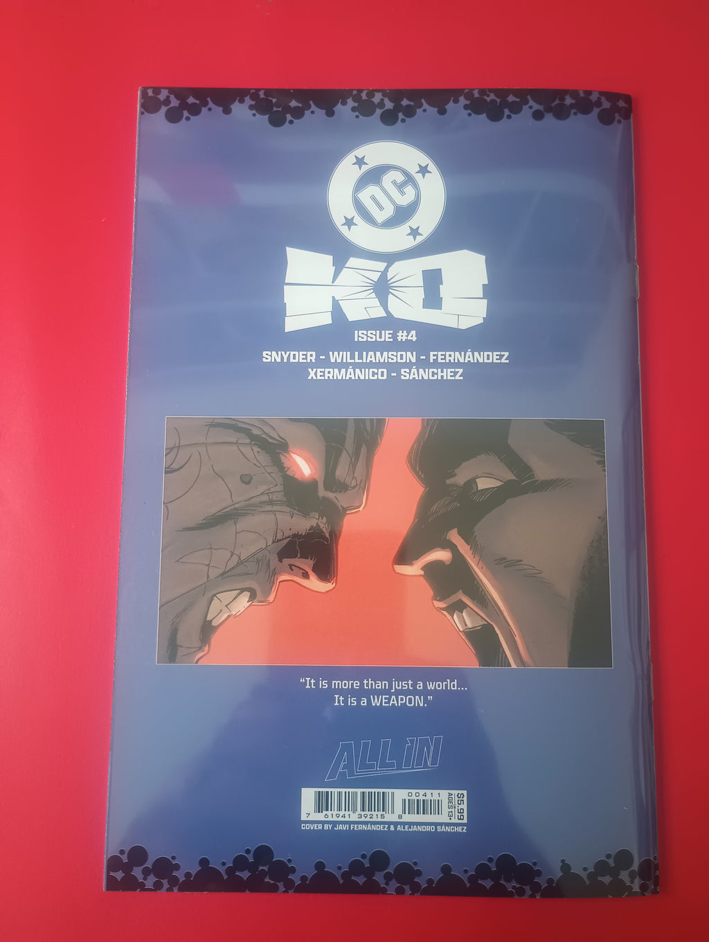 DC KO #4 Acetate Cover Edition