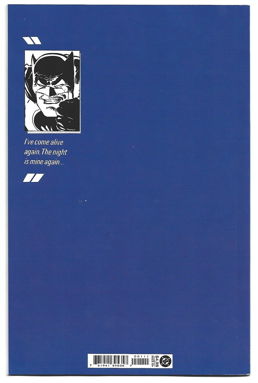 Batman Dark Knight Triumphant book two(2) Frank Miller