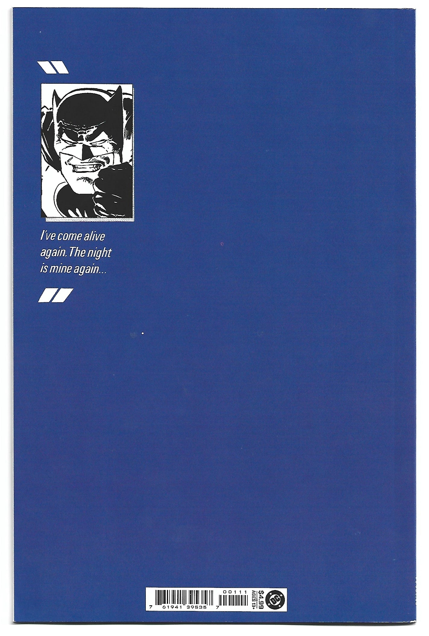 Batman Dark Knight Triumphant book two(2) Frank Miller