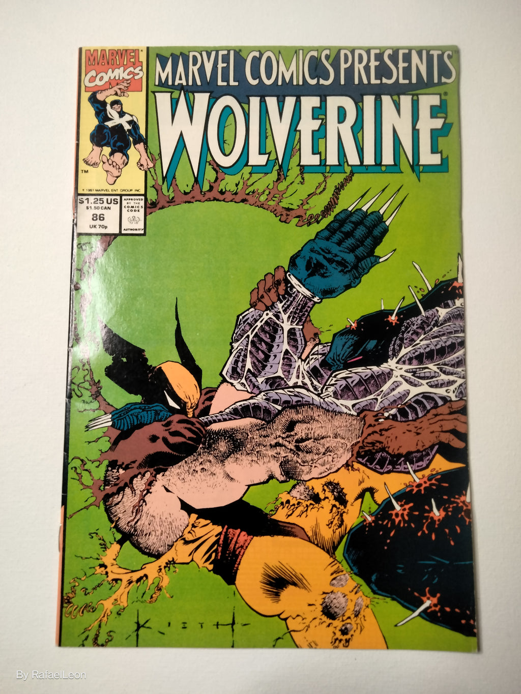 Marvel Comics Presents #86 Wolverine 1st appearance of Cyber